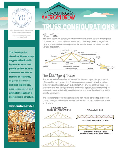 Truss Configurations flyer